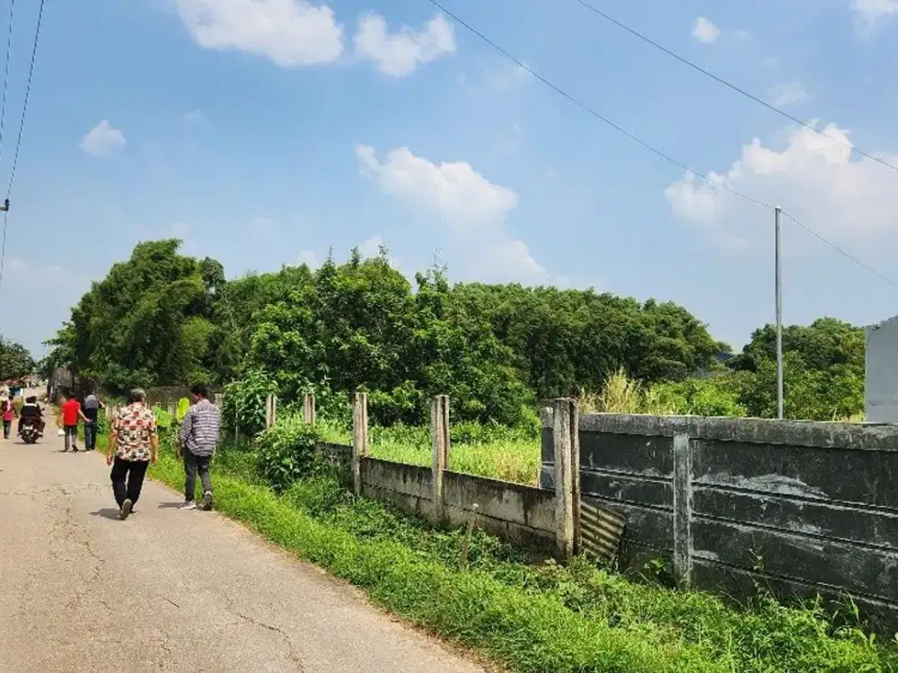 Lahan datar investasi yang menjanjikan dekat perumahan Eka Mas, Pangulah Utara, Kec. Kota Baru Karawang - Cikampek