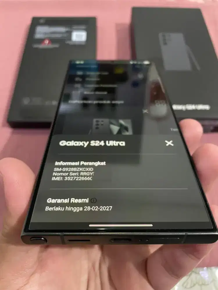 Samsung S24 Ultra 256Gb Resmi 1 Bulan Pakai