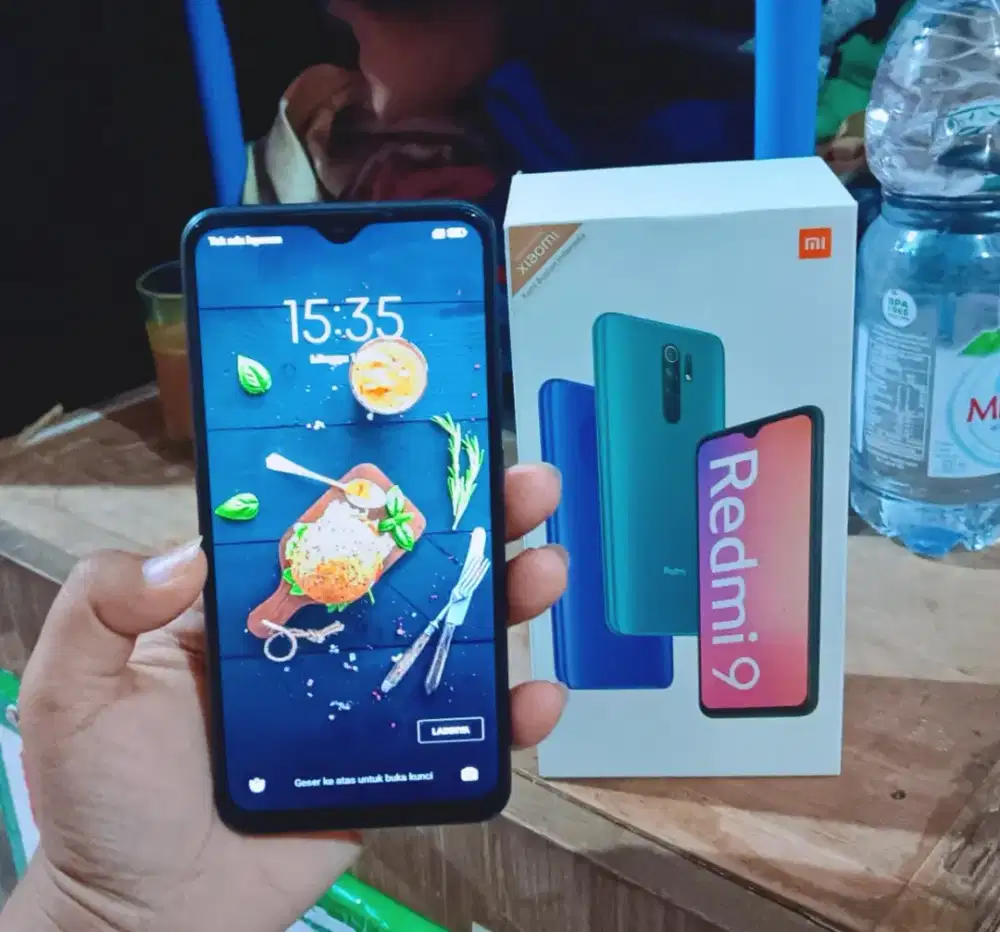 Redmi 9 ram 4+1/64 Fullset Nomines