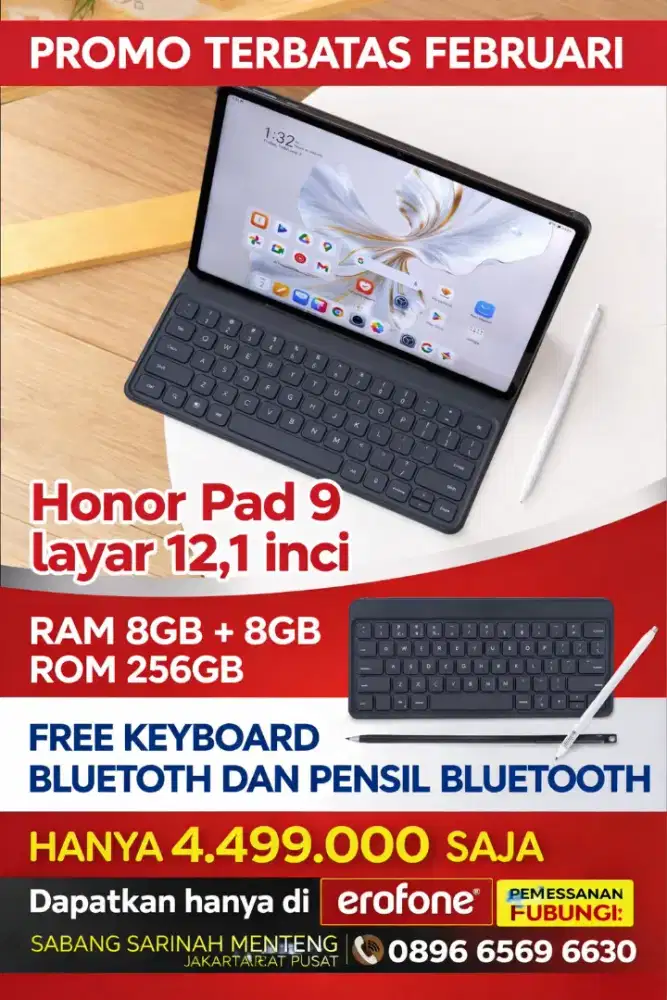New Honor Pad 9 8/256