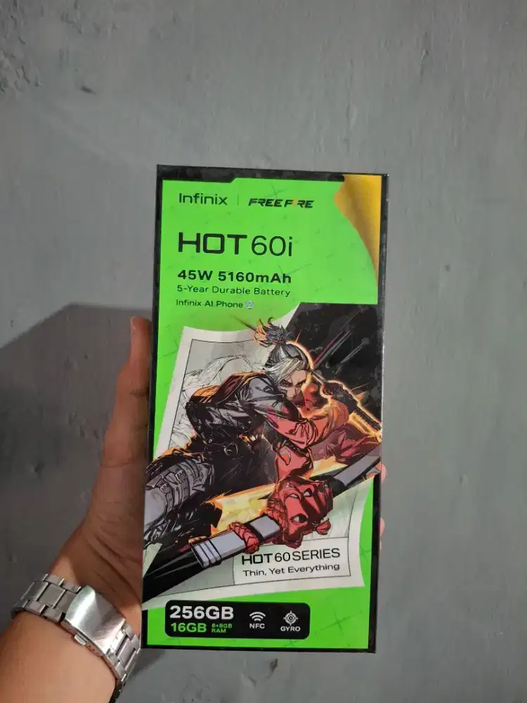 INFINIX HOT 60i RAM 8/256 GB GARANSI RESMI