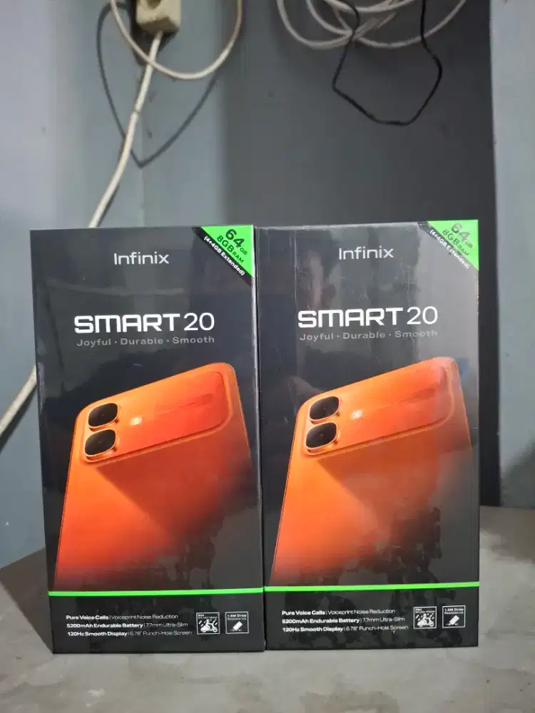 INFINIX SMART 20 RAM 4+4/128 GB GARANSI RESMI