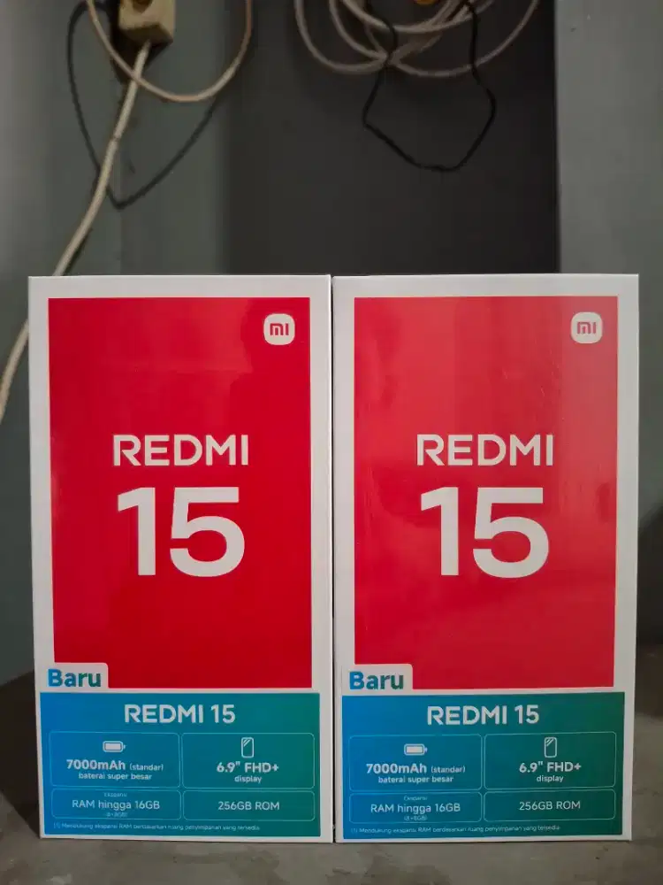 REDMI 15 RAM 8/256 GB GARANSI RESMI