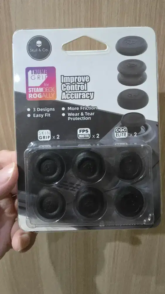 Skull & co convex thumb grip stick analog caps rog steam dec legion go