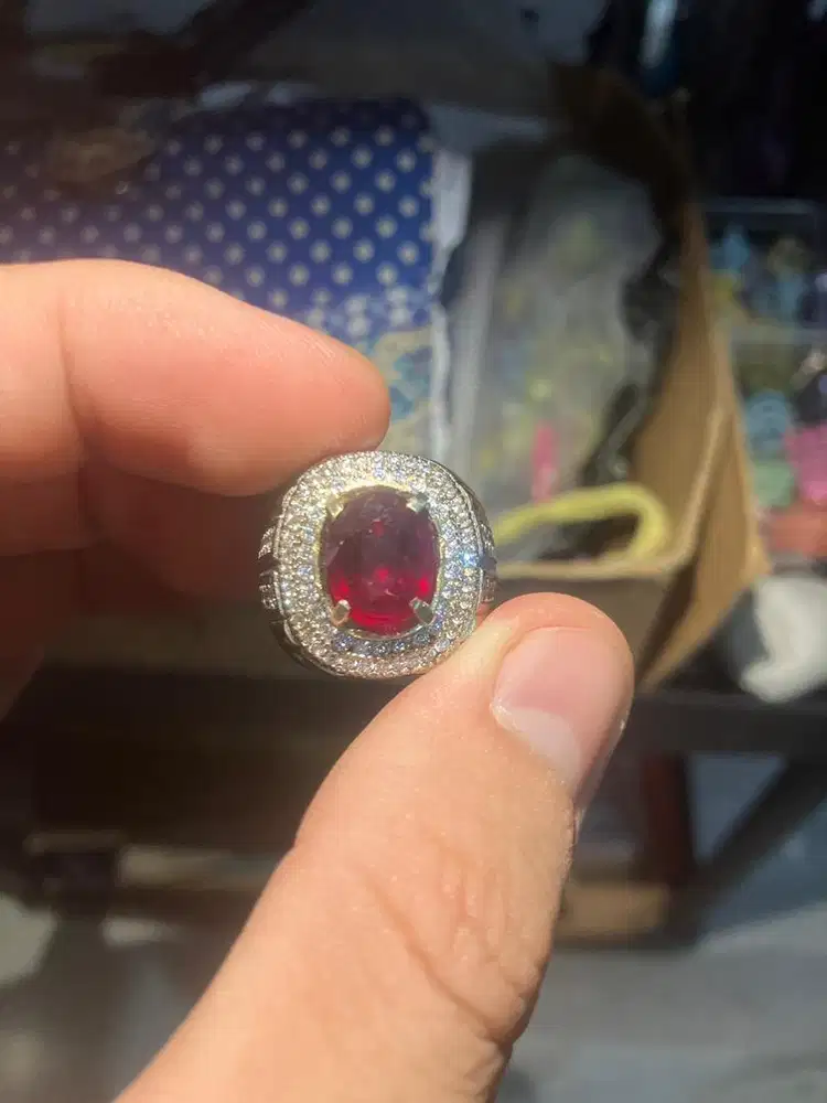 Natural Ruby corundum