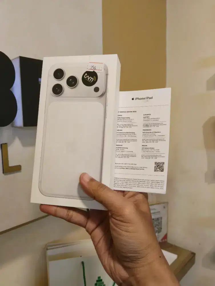 Jual Iphone 17 Promax 256Gb New Resmi Ibox Warna Silver