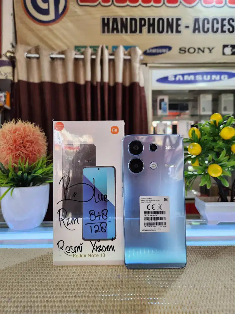 Redmi Note 13 Ram 8+8Gb/ 128Gb Fullset Mulus Ori Like New Bergaransi