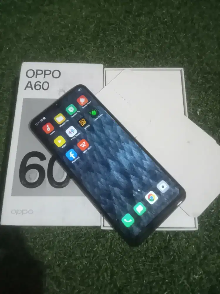 Oppo a60 8/256 lengkap