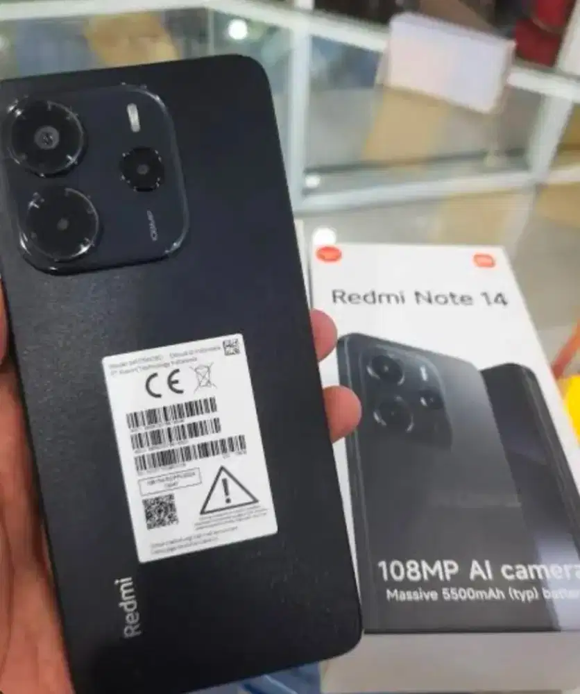 Murah hp xiaomi Redmi note 14 ram 8/256 lkp, bs tt
