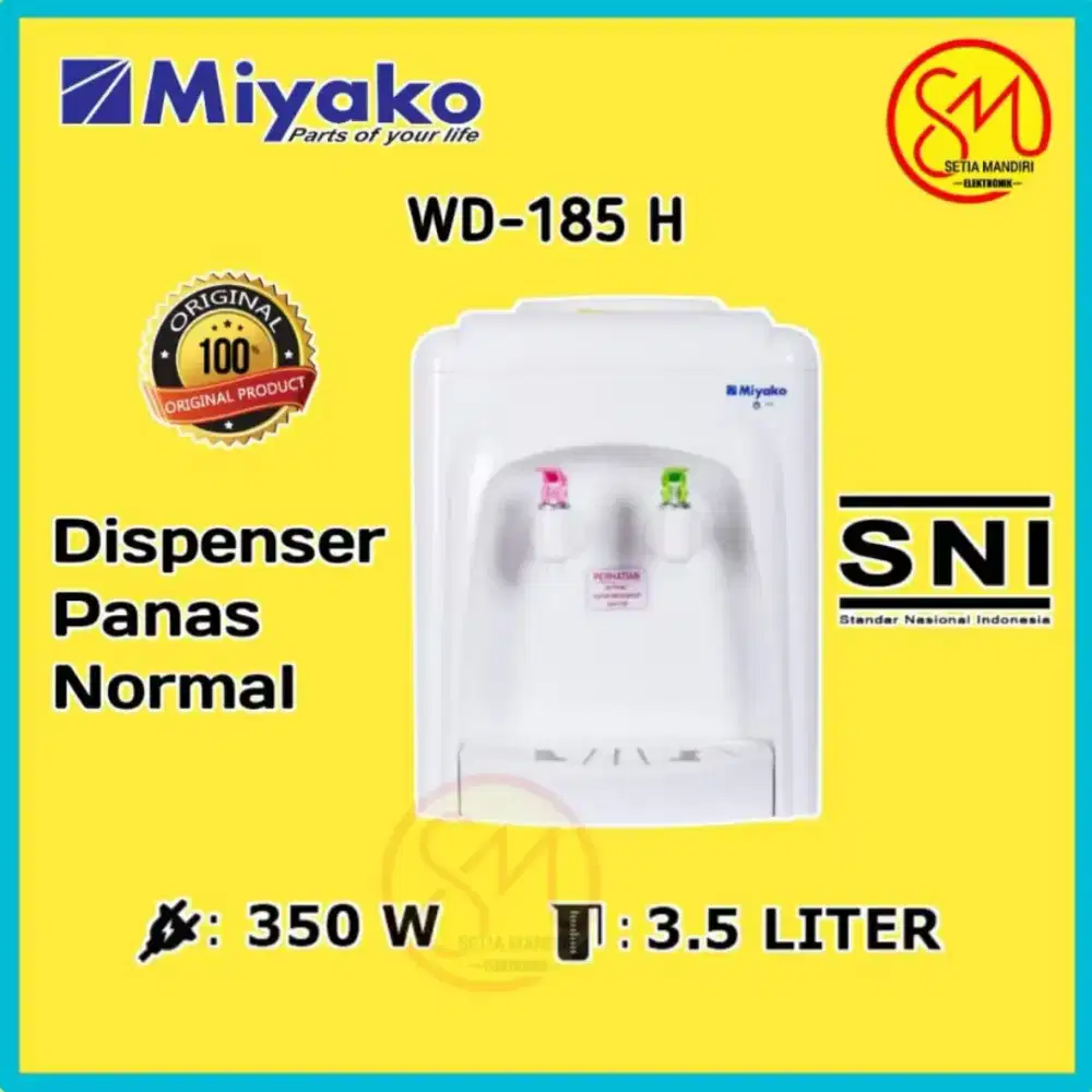 Miyako dispenser WD 185H original baru