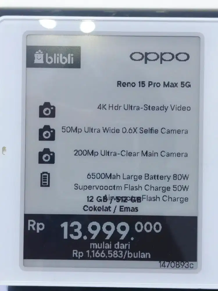 OPPO RENO 15 PRO MAX 5G 24GB/512 GB