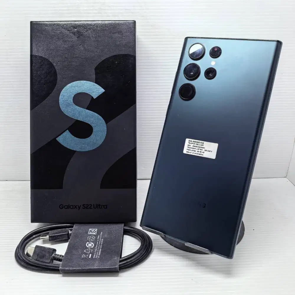 LIKE NEW MULUS   SAMSUNG GALAXY S22 ULTRA 5G 12/512 GREEN NO MINUS MUL