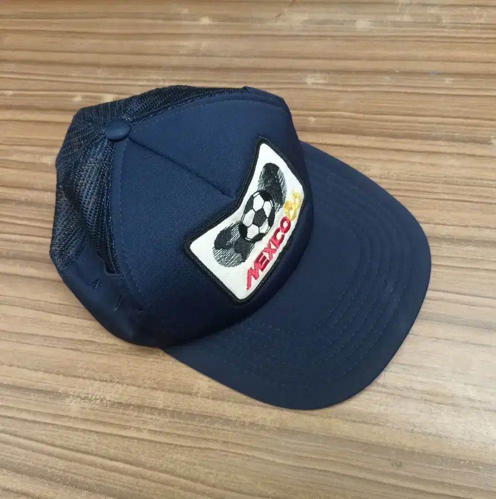 Vtg radio cap mexico86 (rare)