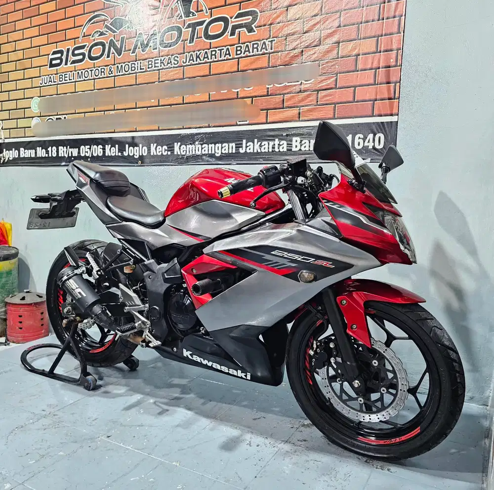 Simpanan! Km 15rb! KAWASAKI NINJA RR MONO 250 SL FI 2018 cbr r15 gsx