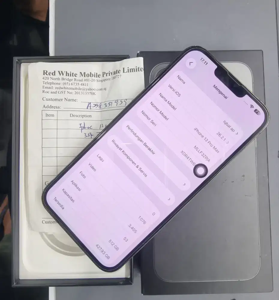 Iphone 13 promax 512gb bea cukai