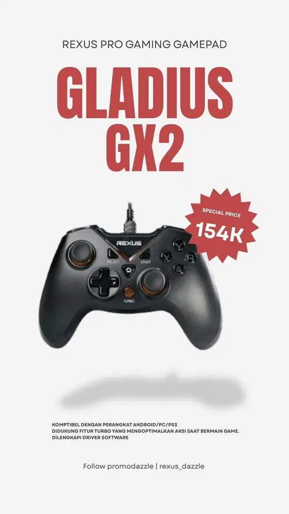Rexus Gladius GX2 gamepad