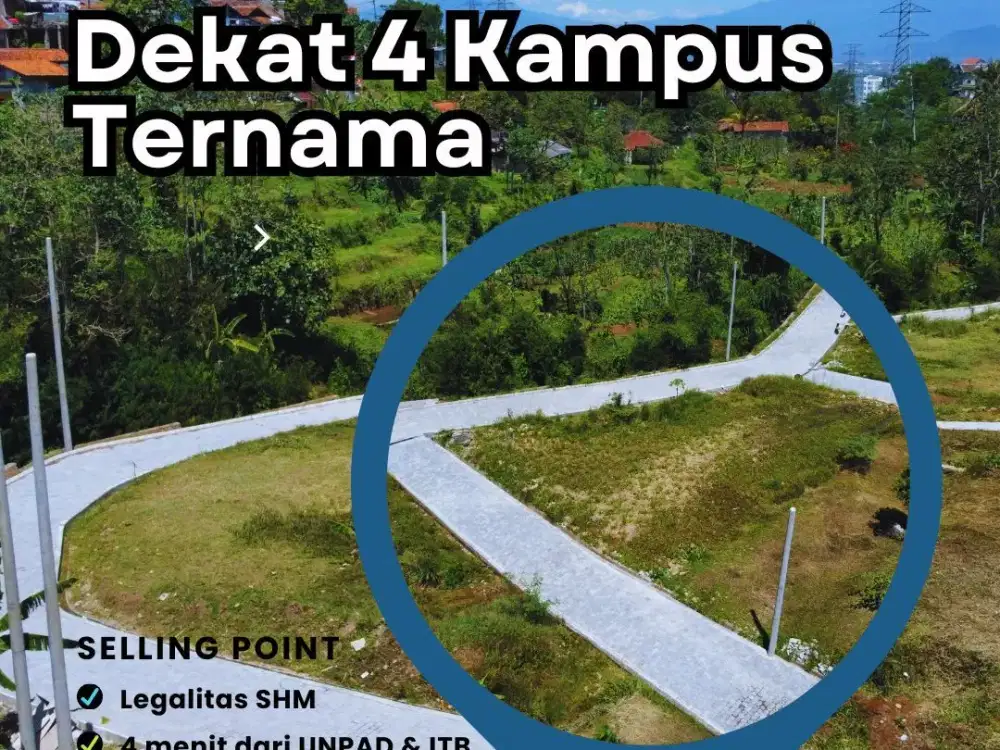Dijual Kapling Tanah Premium di Jatinangor, Investasi Jangka Panjang