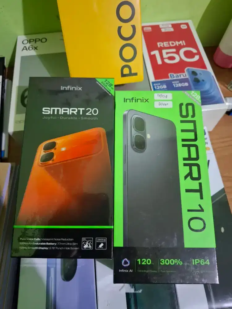 Infinix smart 20 dan smart 10 lte baru garansi resmi