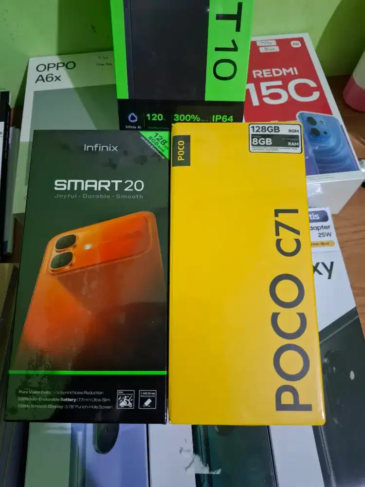 Poco C71 lte ram 4/128gb baru garansi resmi