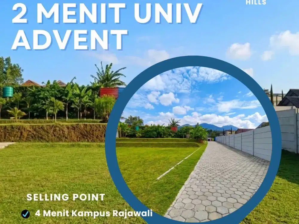 Investasi Tanah Bandung Barat Dekat Kampus Advent Mulai 300 Jutaan