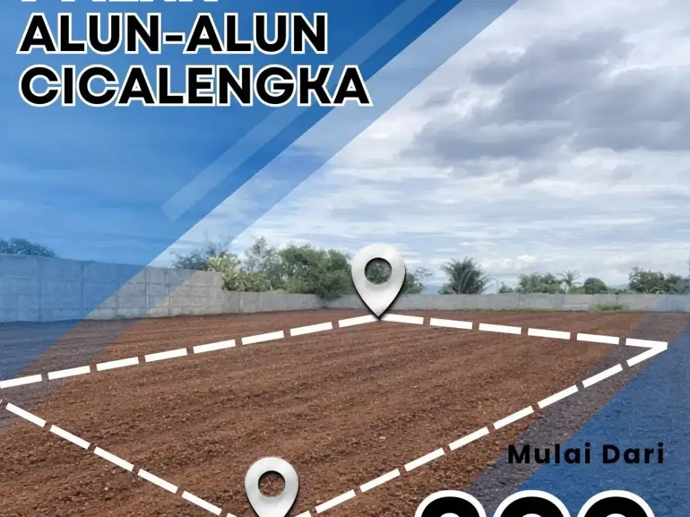 Kavling Tanah Cicalengka SHM Dekat Alun-Alun, Cocok Rumah & Investasi