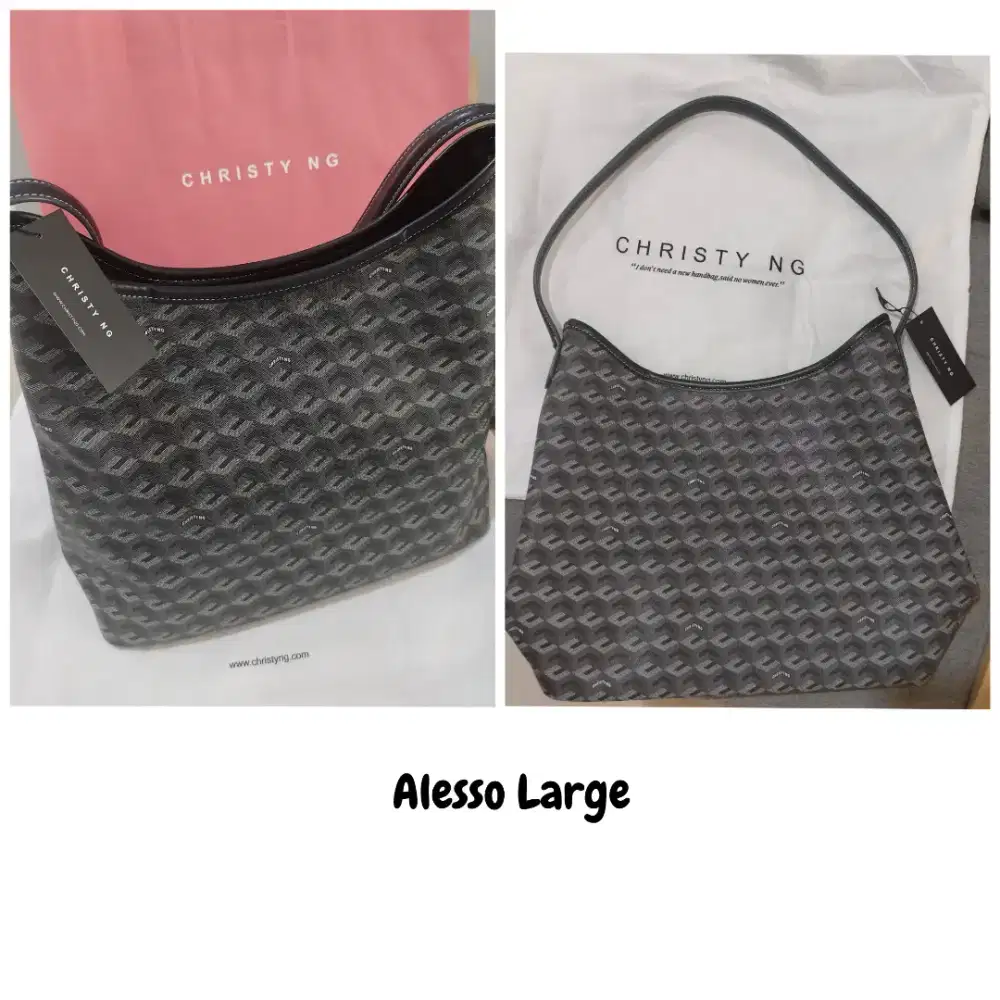 Tas Original Christy Ng Alesso Large Warna Black