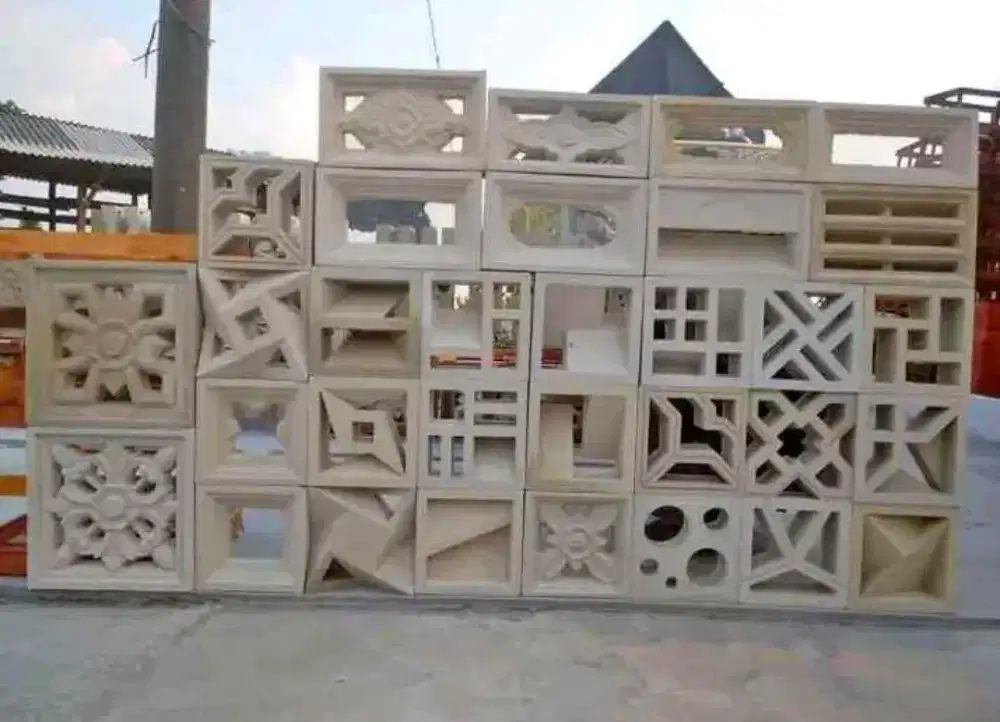 Roster beton, pagar rumah minimalis