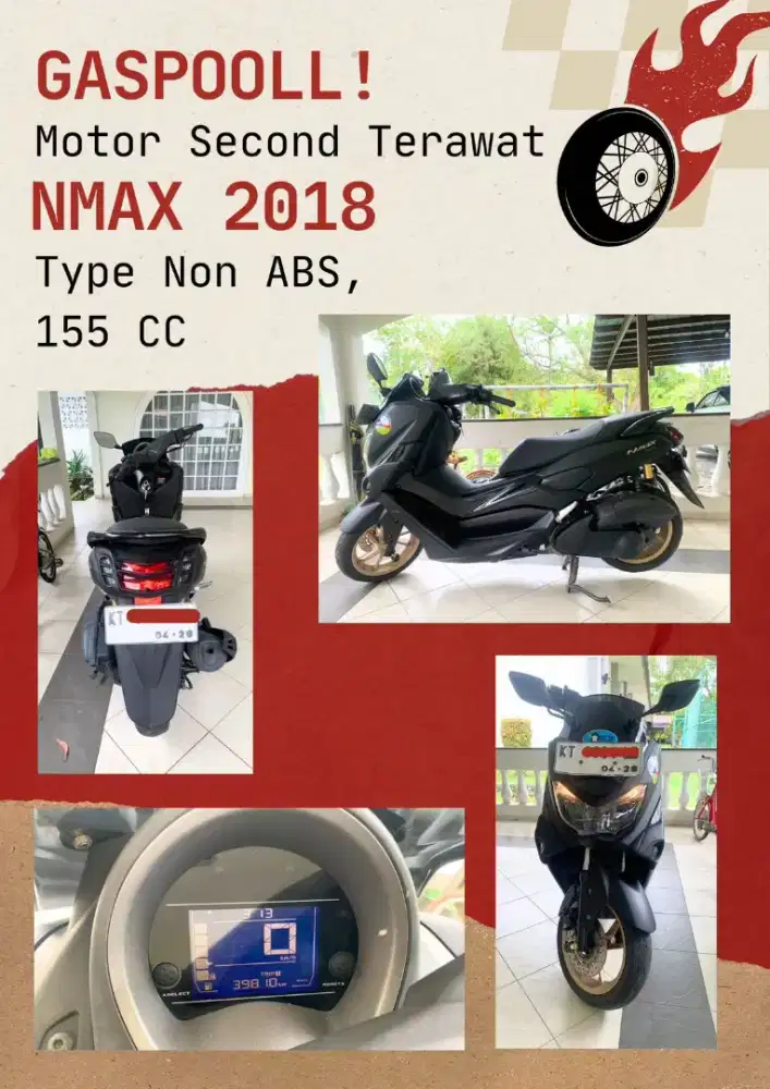 Nmax 2018  Km 40.000 an