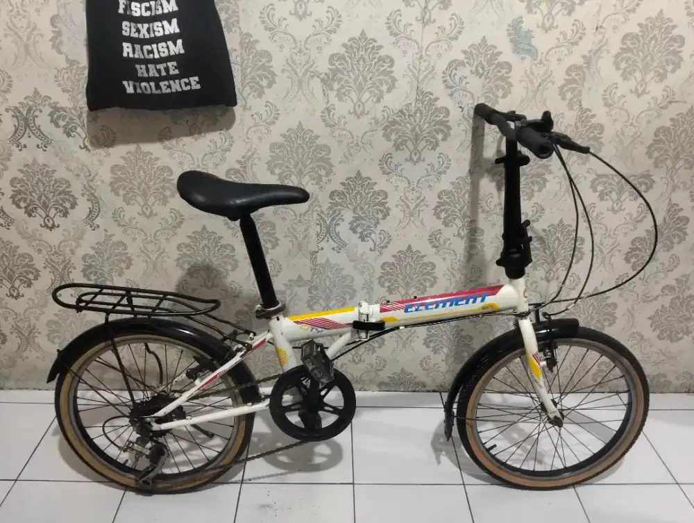Element sepeda lipat ukuran 20 untuk umur 5-17 tahun