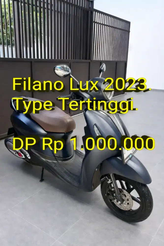 Filano Lux 2023. Type Tertinggi. Pajak Panjang.Like New.Cash/Kredit/TT