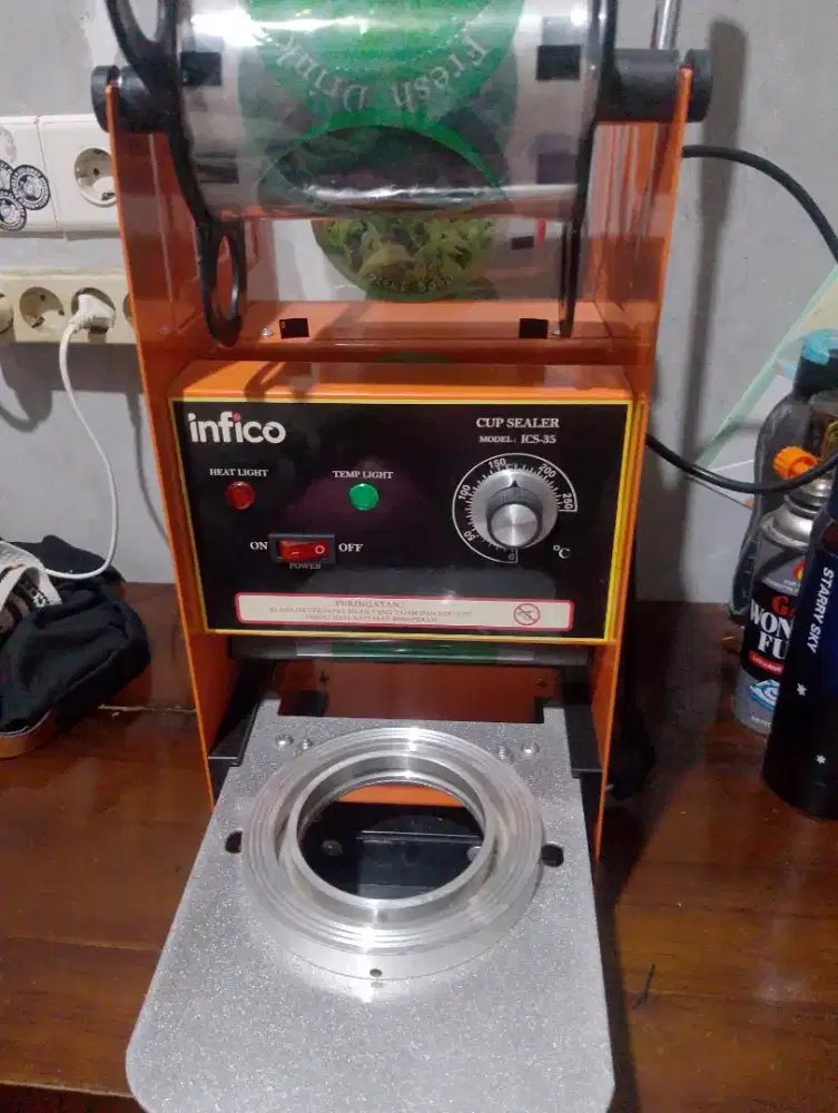 Jual cepat cup sealer infico ics 35.