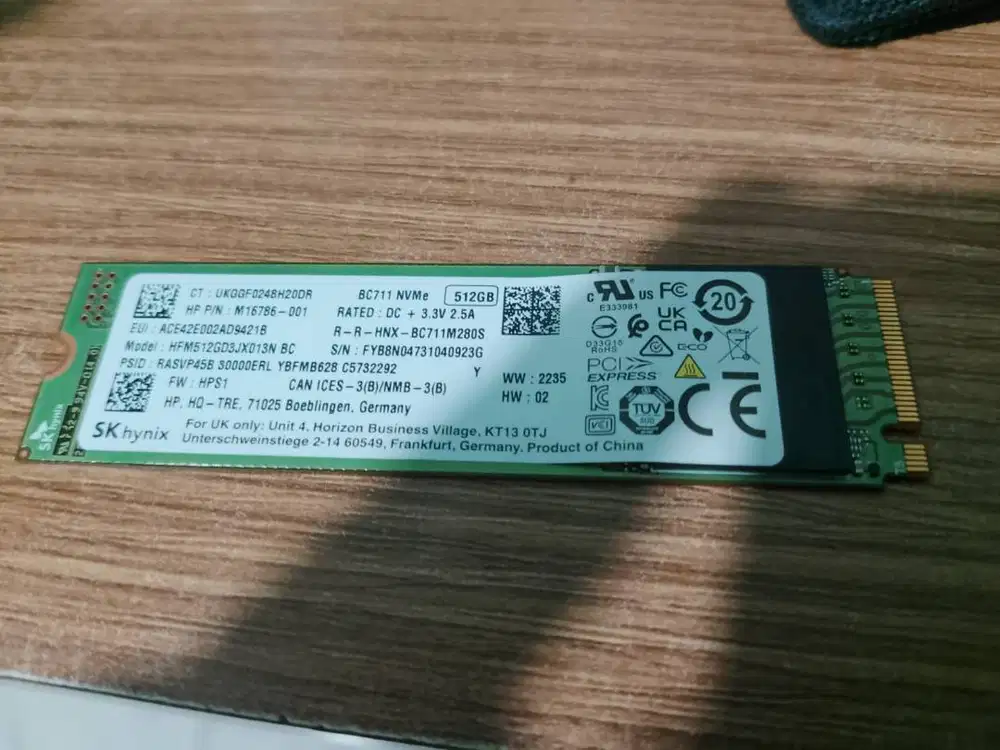 ssd nvme hynix 512gb