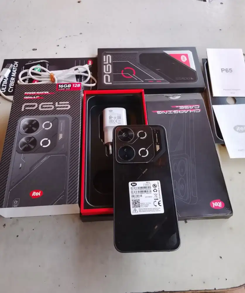 itel P65 Gaming 8+8/128 GB Black mulus like new TT BT