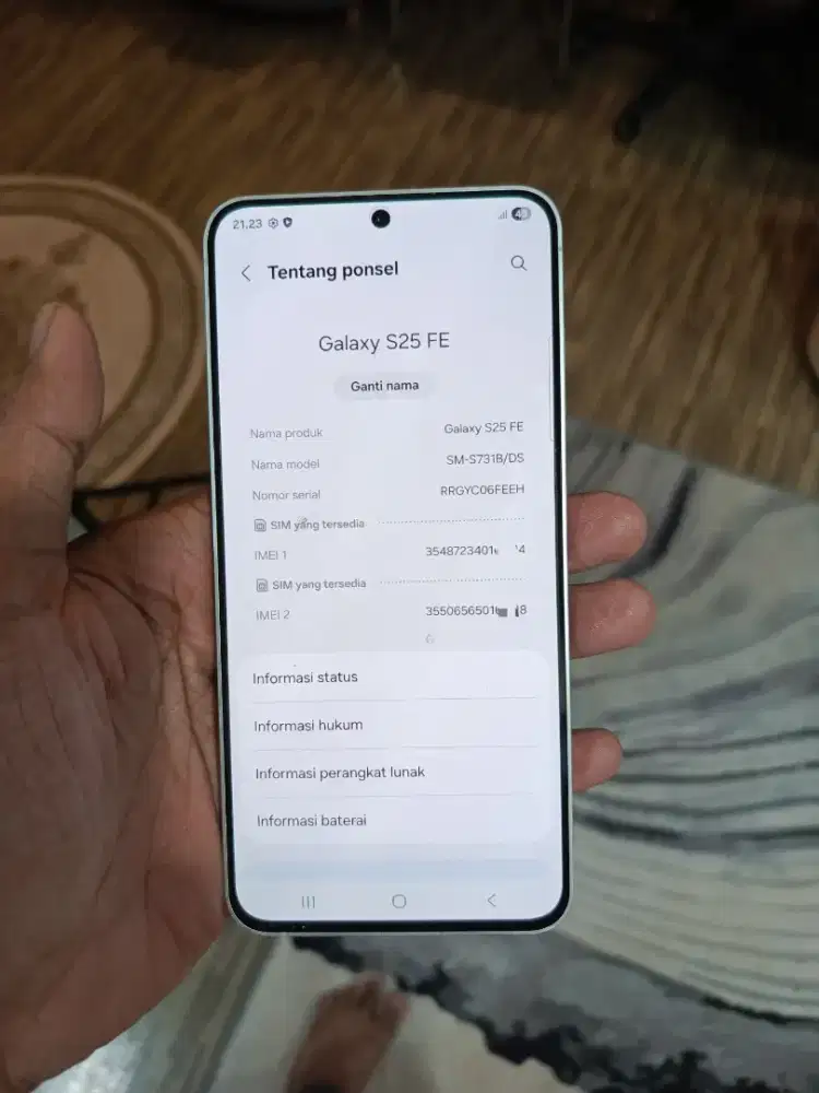 Samsung s25fe 8/512 like new