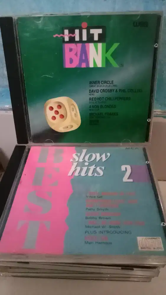 Kaset cd jadul masih mulus ok