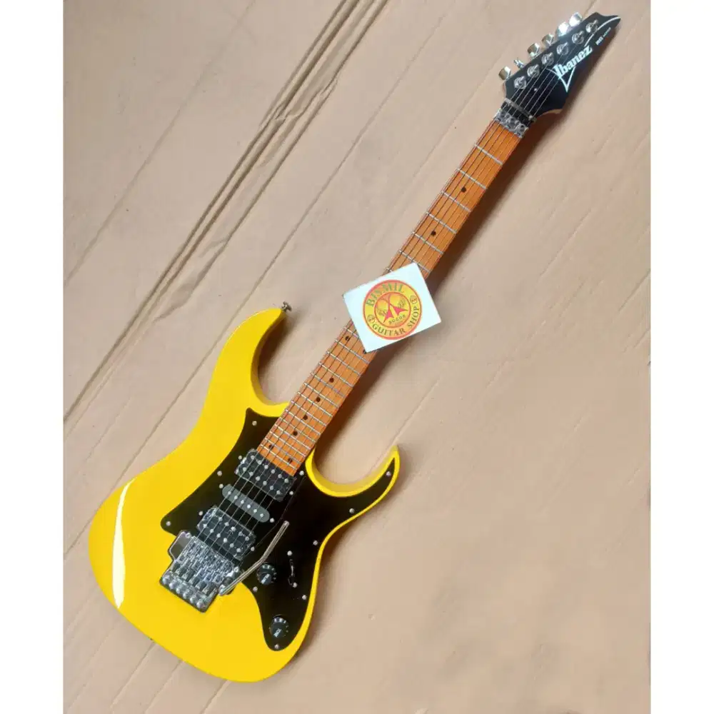 Gitar IBANEZ RG350 Yellow Baru custom