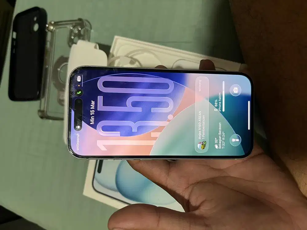 Jual BU iphone 15 biasa 128GB ex iBox