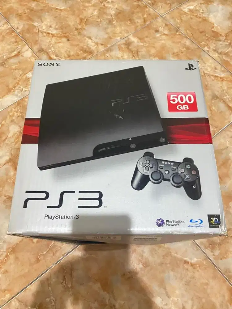 Ps3 slim 500gb sudah ada game