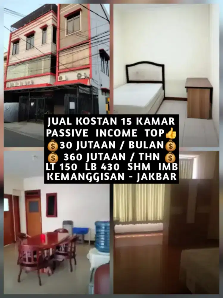 JUAL KOST KOSAN KOSTAN KEMANGGISAN PALMERAH OFFICE AREA S PARMAN