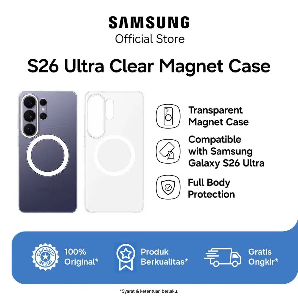 Samsung Galaxy S26 Ultra Clear Magnet Case