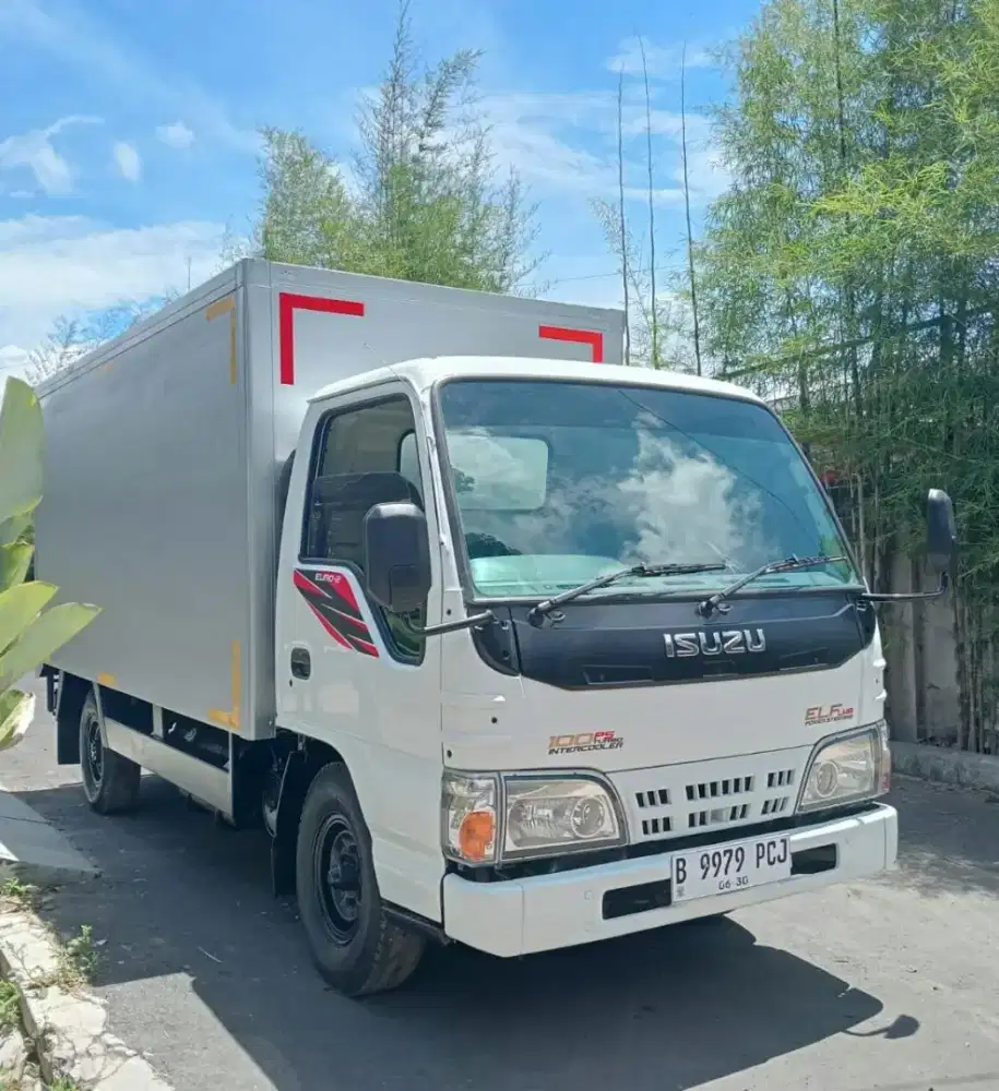 ENGKEL LONG ISUZU ELF 2015 BOX ALUMUNIUM