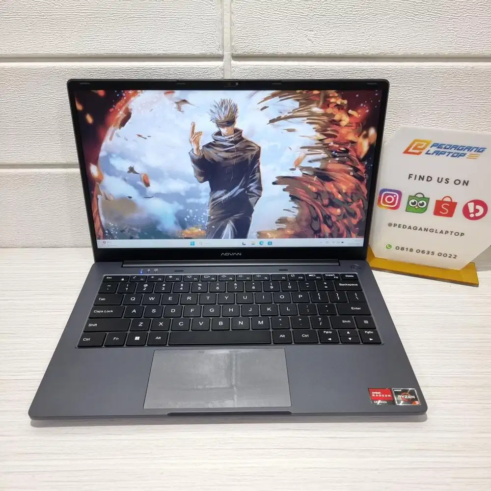 Laptop Advan Soulmate Plus AMD RYZEN 5-3500U 8GB/256GB Fullset