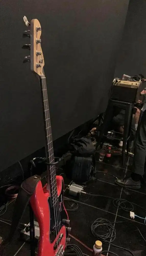 SQUIER BASS PJ RED 2017