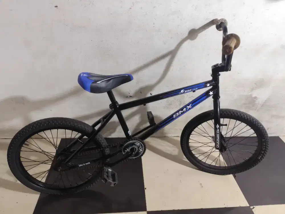 Sepeda bmx ukuran 20 rem udh terpedo siap pakai