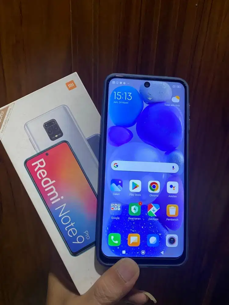 Redmi Note 9 Pro 6+1/64gb resmi game oke lancar semua