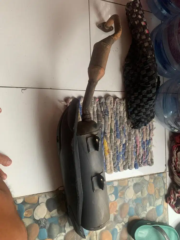 Knalpot original standar aerox new connected