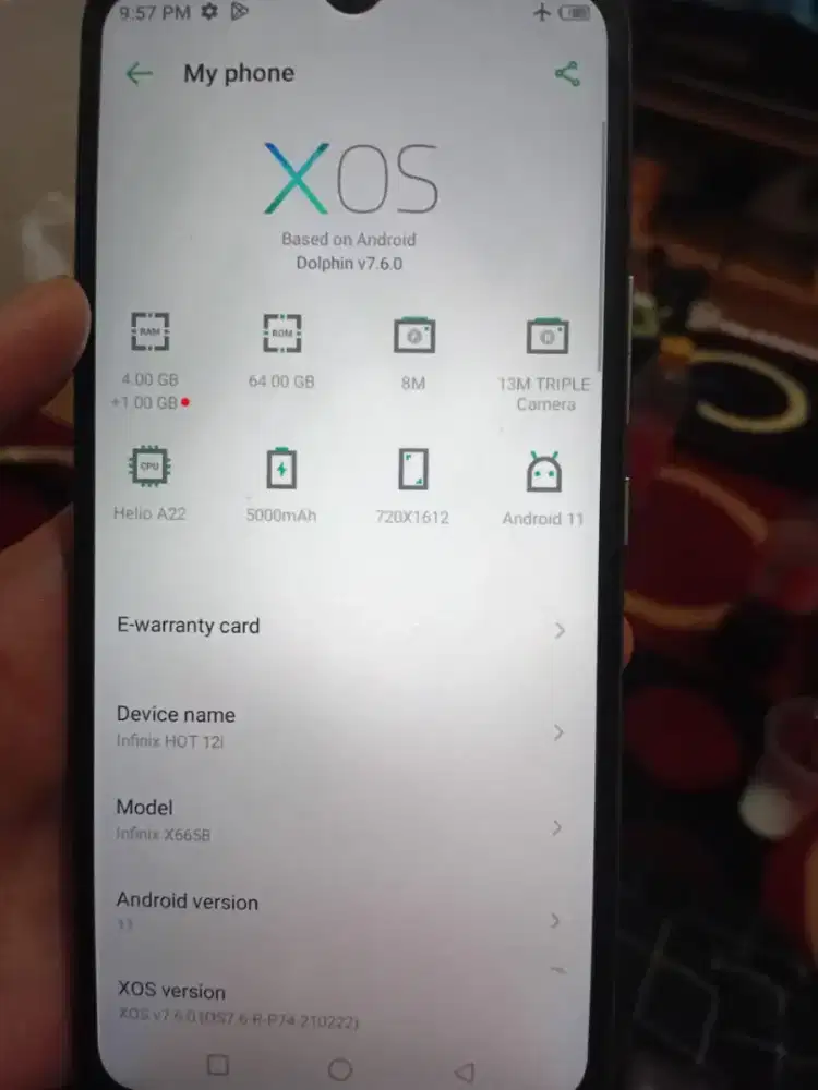 Infinix hot12i bekas