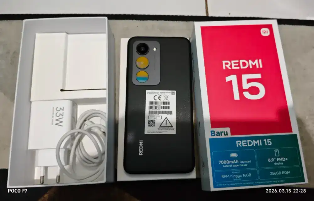 REDMI 15 8+8/256