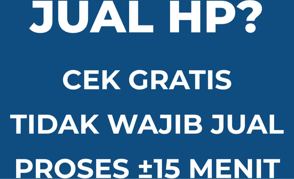 Terima HP & Tablet Bekas - Harga Tinggi, Proses Cepat, Bisa Jemput