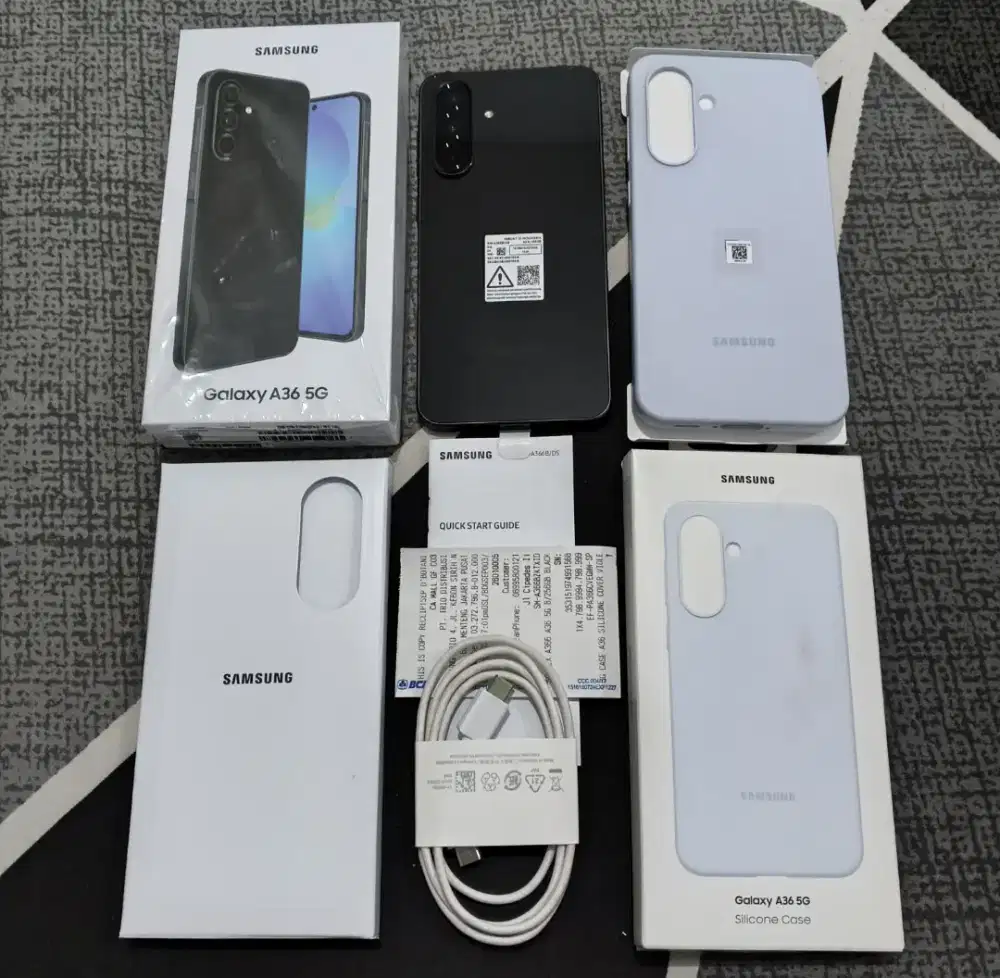 Samsung Galaxy A36 5G 8/256 Black LIKE NEW FREE Case ORI SEIN Jan 2027